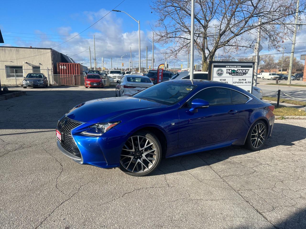 2016 Lexus RC 350 RC 350 F SPORT Heated & Cooled Seats Blindspot Photo3