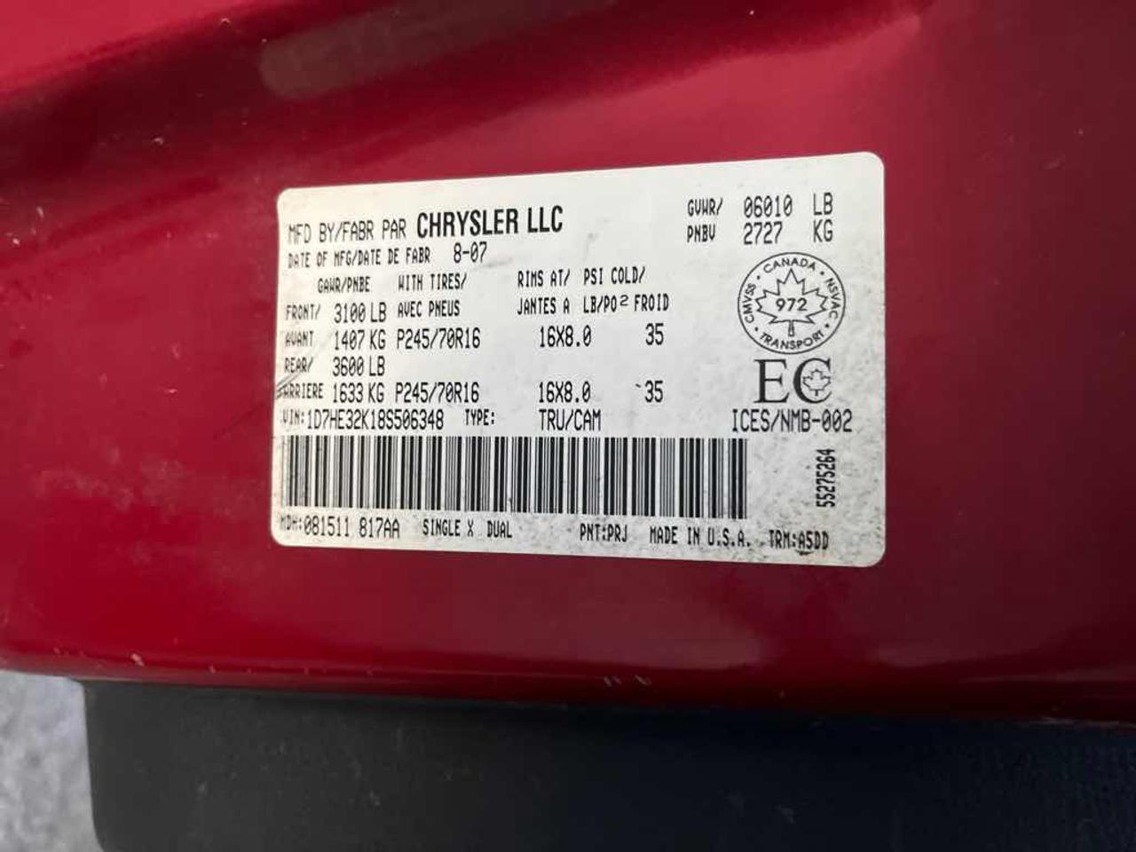 2008 Dodge Dakota SXT Photo