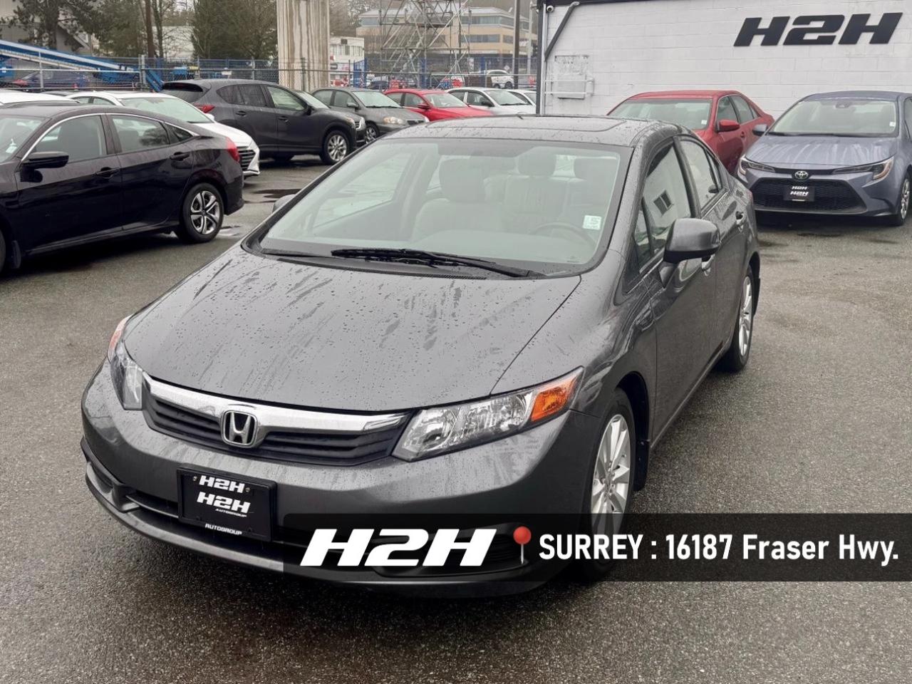 Used 2012 Honda Civic EX-L FINANCING AVAILABLE for sale in Surrey, BC