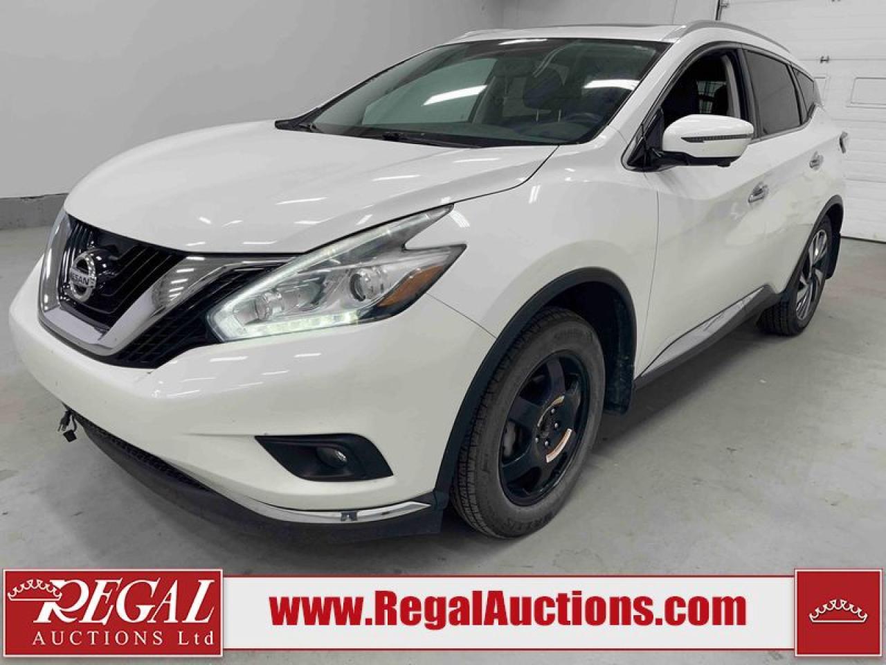 Used 2018 Nissan Murano Platinum for sale in Calgary, AB