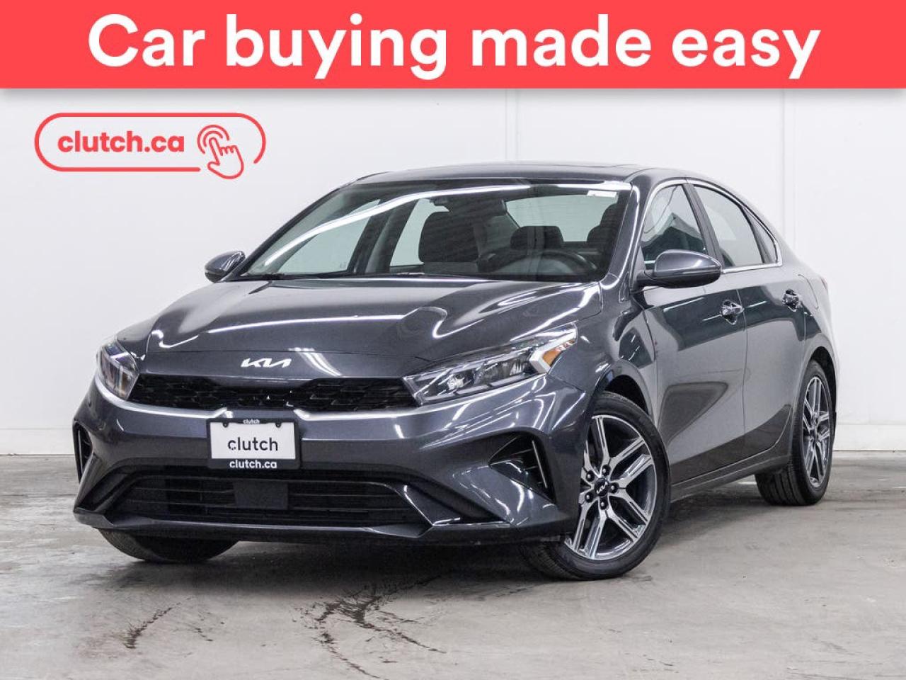 Used 2023 Kia Forte EX Premium w/ Apple CarPlay & Android Auto, Heated Front Seats, Rearview Camera for sale in Toronto, ON