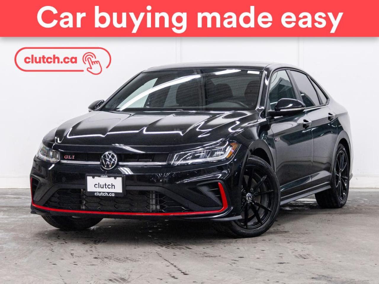 Used 2025 Volkswagen Jetta GLI Autobahn w/ Black Pkg w/ Apple CarPlay & Android Auto, Sunroof, Nav for sale in Toronto, ON