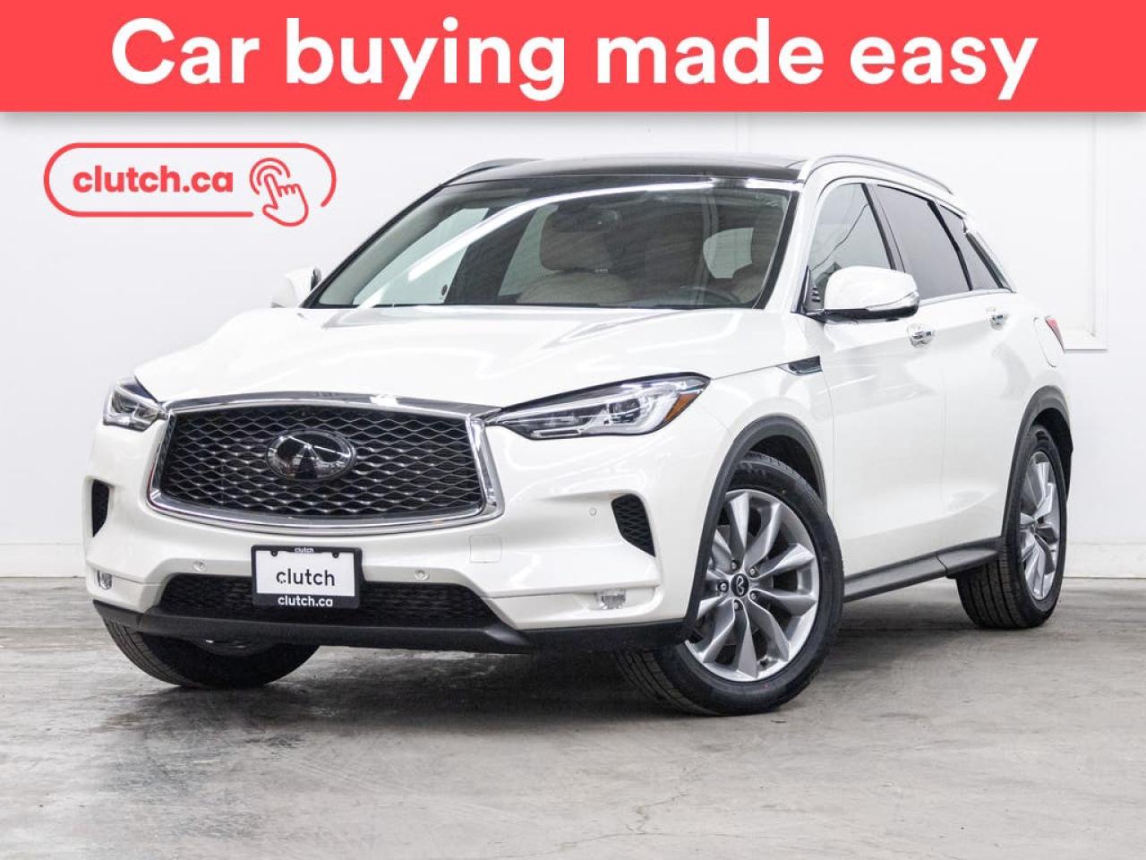 Used 2020 Infiniti QX50 ESSENTIAL w/Convenience AWD w/ Apple CarPlay & Android Auto, Panoramic Moonroof, Nav for sale in Toronto, ON
