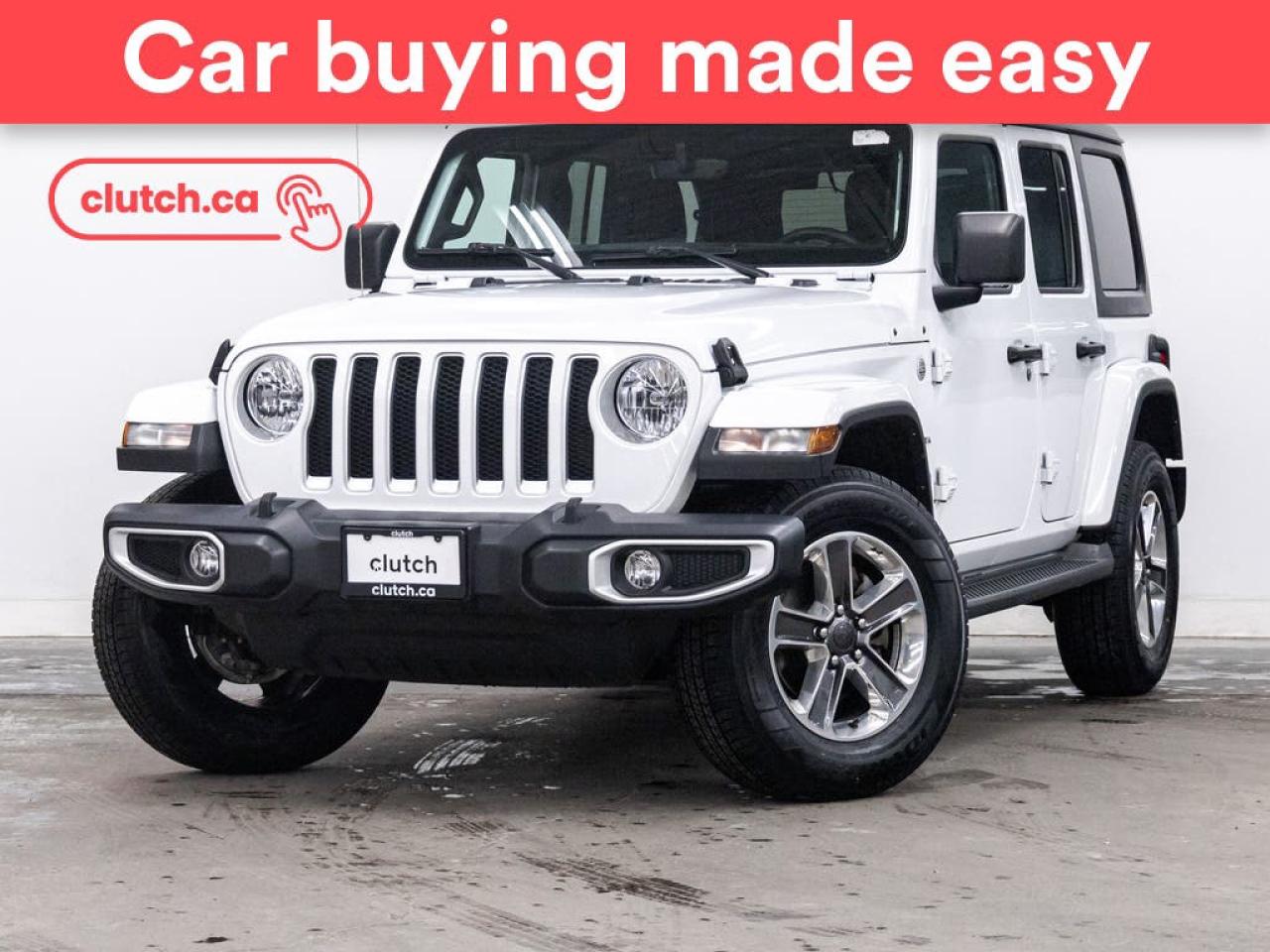 Used 2021 Jeep Wrangler Unlimited Sahara 4X4 w/ Apple CarPlay & Android Auto, Nav, Cruise Control for sale in Toronto, ON