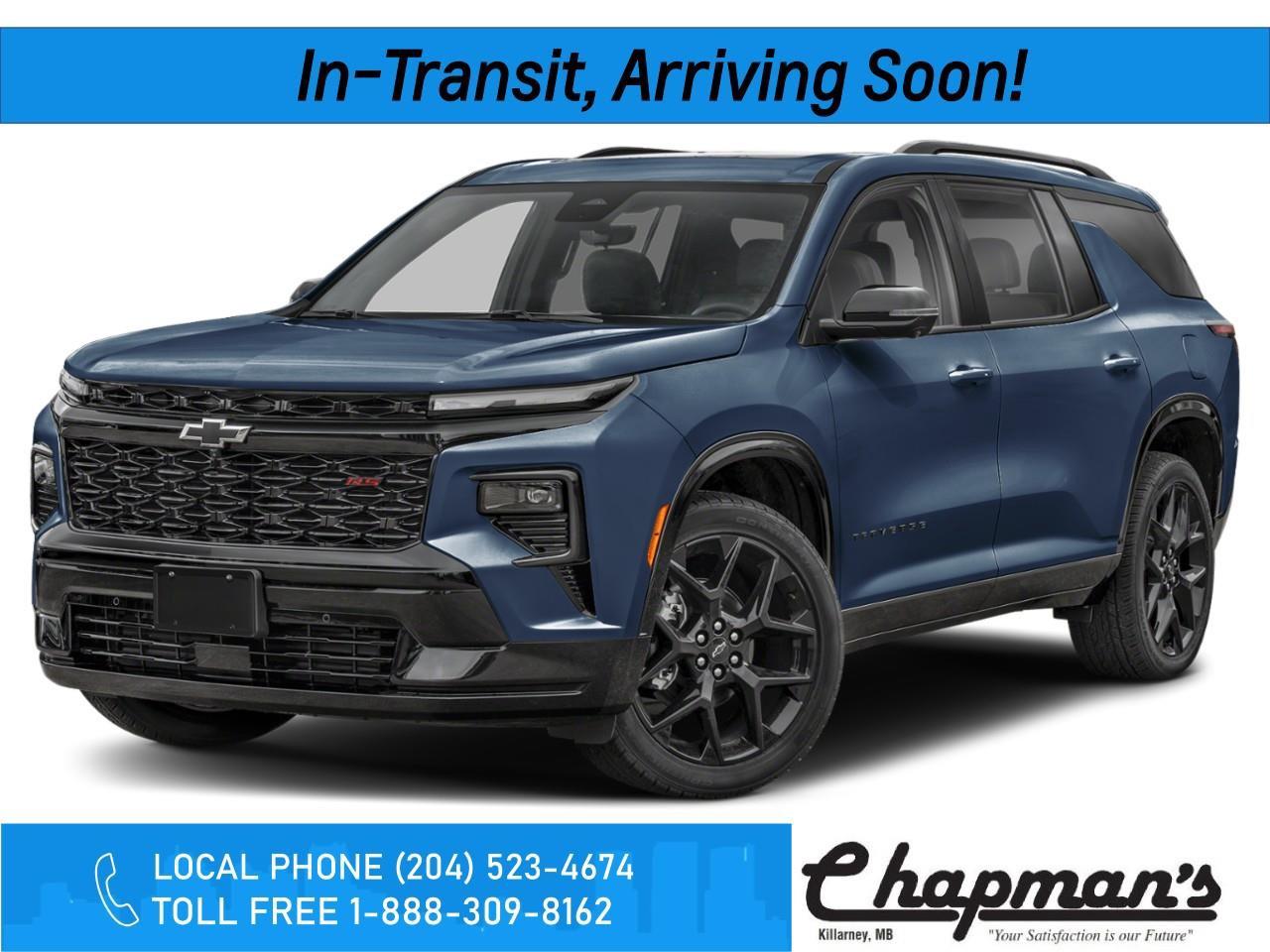 New 2026 Chevrolet Traverse RS for sale in Killarney, MB