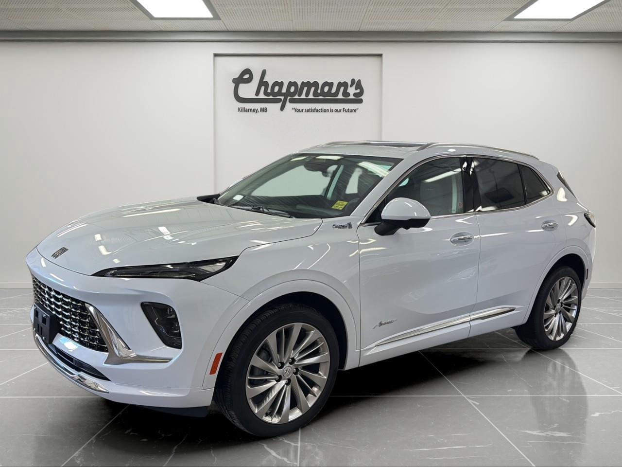 <p>The <strong>2026 Buick Envision Avenir AWD</strong> represents the pinnacle of the Envision lineup, delivering refined design, premium comfort, and advanced technology in a beautifully balanced luxury SUV. Finished in stunning <strong>Iridescent White Tricoat</strong> with an upscale <strong>Ebony leather interior</strong>, this Avenir offers a quiet, confident, and thoroughly modern driving experience.</p><p>Power comes from a responsive <strong>2.0L turbocharged 4-cylinder engine</strong> paired with a smooth <strong>9-speed automatic transmission</strong>, providing confident acceleration and refined performance. Buicks <strong>Continuous Damping Control suspension</strong> adapts in real time to road conditions, ensuring a smooth, composed ride whether cruising the highway or navigating city streets.</p><h3><strong>Performance & Driving Confidence</strong></h3><ul><li><p><strong>2.0L Turbocharged 4-Cylinder Engine</strong></p></li><li><p><strong>9-Speed Automatic Transmission</strong></p></li><li><p><strong>All-Wheel Drive</strong> for year-round confidence</p></li><li><p><strong>Continuous Damping Control Suspension</strong></p></li><li><p><strong>Engine Stop/Start Technology</strong></p></li><li><p><strong>20" Aluminum Wheels with Pearl Nickel Finish</strong></p></li></ul><h3><strong>Avenir Interior Luxury</strong></h3><p>Step inside a cabin crafted for comfort, quiet, and sophistication:</p><ul><li><p><strong>Quilted & Perforated Leather-Appointed Seating</strong></p></li><li><p><strong>Heated & Ventilated Front Seats</strong></p></li><li><p><strong>Driver Massage Seat</strong></p></li><li><p><strong>Heated Rear Outboard Seats</strong></p></li><li><p><strong>8-Way Power Driver & Passenger Seats with Power Lumbar</strong></p></li><li><p><strong>Memory Driver Seat</strong></p></li><li><p><strong>Leather-Wrapped Heated Steering Wheel</strong></p></li><li><p><strong>Dual-Zone Automatic Climate Control</strong></p></li><li><p><strong>Buick QuietTuning with Active Noise Cancellation</strong></p></li><li><p><strong>Rear Camera Mirror with Washer</strong></p></li><li><p><strong>110V Power Outlet & Ambient Interior Lighting</strong></p></li></ul><h3><strong>Advanced Technology & Connectivity</strong></h3><p>A cutting-edge digital cockpit built to impress:</p><ul><li><p><strong>Ultra-Wide 30" Diagonal Display with Google Built-In</strong></p><ul><li><p>Navigation</p></li><li><p>Wireless Apple CarPlay & Android Auto</p></li><li><p>Bluetooth Audio</p></li><li><p>Voice Recognition</p></li><li><p>Personalized Driver Profiles</p></li></ul></li><li><p><strong>Bose 9-Speaker Premium Audio System</strong></p></li><li><p><strong>Wireless Phone Charging</strong></p></li><li><p><strong>Remote Vehicle Start</strong></p></li><li><p><strong>Universal Home Remote</strong></p></li><li><p><strong>OnStar Basics (Up to 8 Years)</strong></p></li><li><p><strong>SiriusXM Audio with Trial</strong></p></li></ul><h3><strong>Safety & Driver Assistance</strong></h3><p>One of the most comprehensive safety suites in its class:</p><ul><li><p><strong>Adaptive Cruise Control</strong></p></li><li><p><strong>Head-Up Display</strong></p></li><li><p><strong>HD Surround Vision</strong></p></li><li><p><strong>Enhanced & Intersection Automatic Emergency Braking</strong></p></li><li><p><strong>Front Pedestrian & Bicyclist Braking</strong></p></li><li><p><strong>Blind Zone Steering Assist</strong></p></li><li><p><strong>Lane Keep Assist with Lane Departure Warning</strong></p></li><li><p><strong>Rear Cross Traffic Braking</strong></p></li><li><p><strong>Reverse Automatic Braking</strong></p></li><li><p><strong>Rear Pedestrian Alert</strong></p></li><li><p><strong>Traffic Sign Recognition</strong></p></li><li><p><strong>Safety Alert Seat & Teen Driver</strong></p></li></ul><h3><strong>Exterior Highlights</strong></h3><p>Elegant styling with premium functionality:</p><ul><li><p><strong>Panoramic Moonroof</strong></p></li><li><p><strong>Hands-Free Power Liftgate</strong></p></li><li><p><strong>Enhanced LED Headlamps</strong></p></li><li><p><strong>Power & Heated Outside Mirrors with Memory and Auto-Dimming Driver Side</strong></p></li></ul><h3><strong>Why Choose This Envision Avenir</strong></h3><p>With its <strong>ultra-wide 30" display</strong>, <strong>quilted leather interior</strong>, <strong>massage seat</strong>, <strong>advanced safety technology</strong>, and <strong>smooth turbocharged performance</strong>, the <strong>2026 Buick Envision Avenir AWD</strong> delivers a luxury experience that feels modern, effortless, and unmistakably Buick.</p><p>2 Year/24,000 kilometer* Complimentary Oil Changes (2 total)</p><p>3 Year/60,000 kilometer* Base Warranty Coverage</p><p>5 Year/100,000 kilometer* Powertrain Component Warranty Coverage</p><p>5 Year/100,000 kilometer* Courtesy Transportation and 24/7 Roadside Assistance</p><p>6 Year/160,000 kilometer* Sheet Metal (Rust Through) Perforation Warranty Coverage</p><p>*Whichever Comes First.</p><p>Price Includes Dealer Fee.</p><p>Price Excludes PST & GST.</p><p>Financing Options Available, Call For More Details.</p> <p><strong>*While every reasonable effort is made to ensure the accuracy of this information, we are not responsible for any error or omissions contained on these pages. Please verify any information in question with Chapman Motors Ltd.</strong></p>