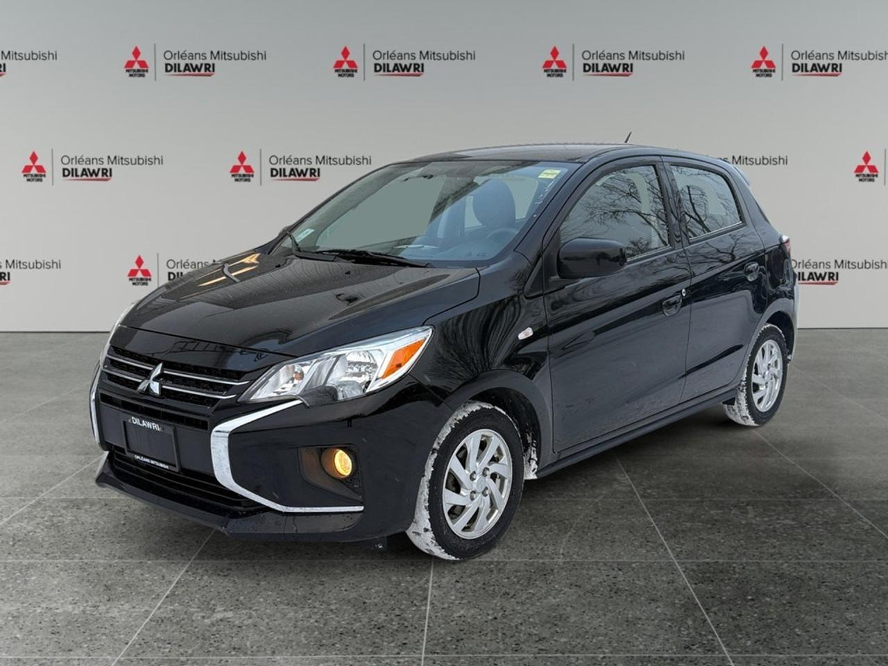 Experience the 2024 Mitsubishi Mirage ES in a sleek Black finish with a front-wheel-drive system and precision handling that makes city driving a breeze. The Mirage ES boasts a stylish hatchback design complemented by alloy wheels that enhance its modern look. Step inside to find an inviting interior with features such as air conditioning, power windows, and comfortable heated front seats ensuring every drive is pleasurable and convenient. Keyless entry allows for easy access, while smart device integration keeps you connected on the go. This vehicle is equipped with a range of technology and safety features designed to enhance your driving experience. Stay secure with the backup camera and cruise effortlessly with cruise control. Bluetooth connectivity lets you stay in touch without taking your hands off the wheel, and brake assist ensures rapid, safe stopping power when needed. Ideal for the urban commuter or anyone seeking a reliable, compact vehicle with modern conveniences, the 2024 Mitsubishi Mirage ES is a perfect blend of value and performance. Contact our dealership today to schedule a test drive and learn more about how this dynamic hatchback can fit into your daily life. **ADVERTISED SALE PRICE IS BASED ON FINANCE PURCHASE**