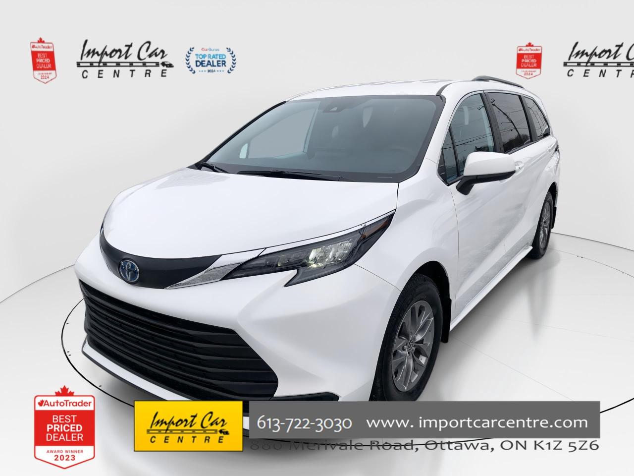 Used 2025 Toyota Sienna LE 8-Passenger LIKE NEW!!  HYBRID, ONLY 6,031KMS, for sale in Ottawa, ON