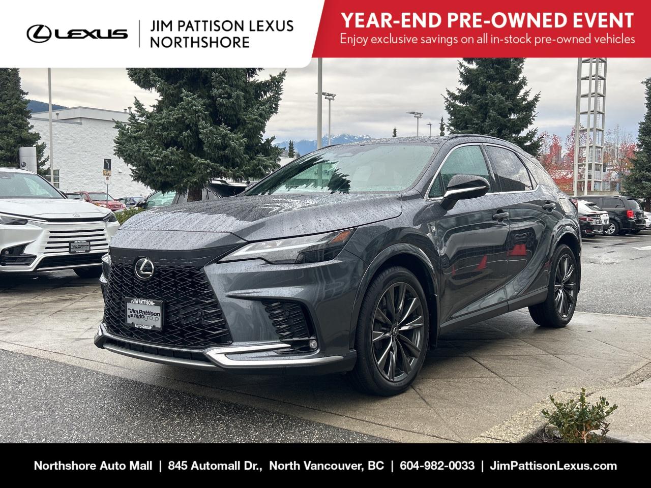 Used 2024 Lexus RX 350 / F-Sport Series 2 / Local Car / One Owner for sale in North Vancouver, BC