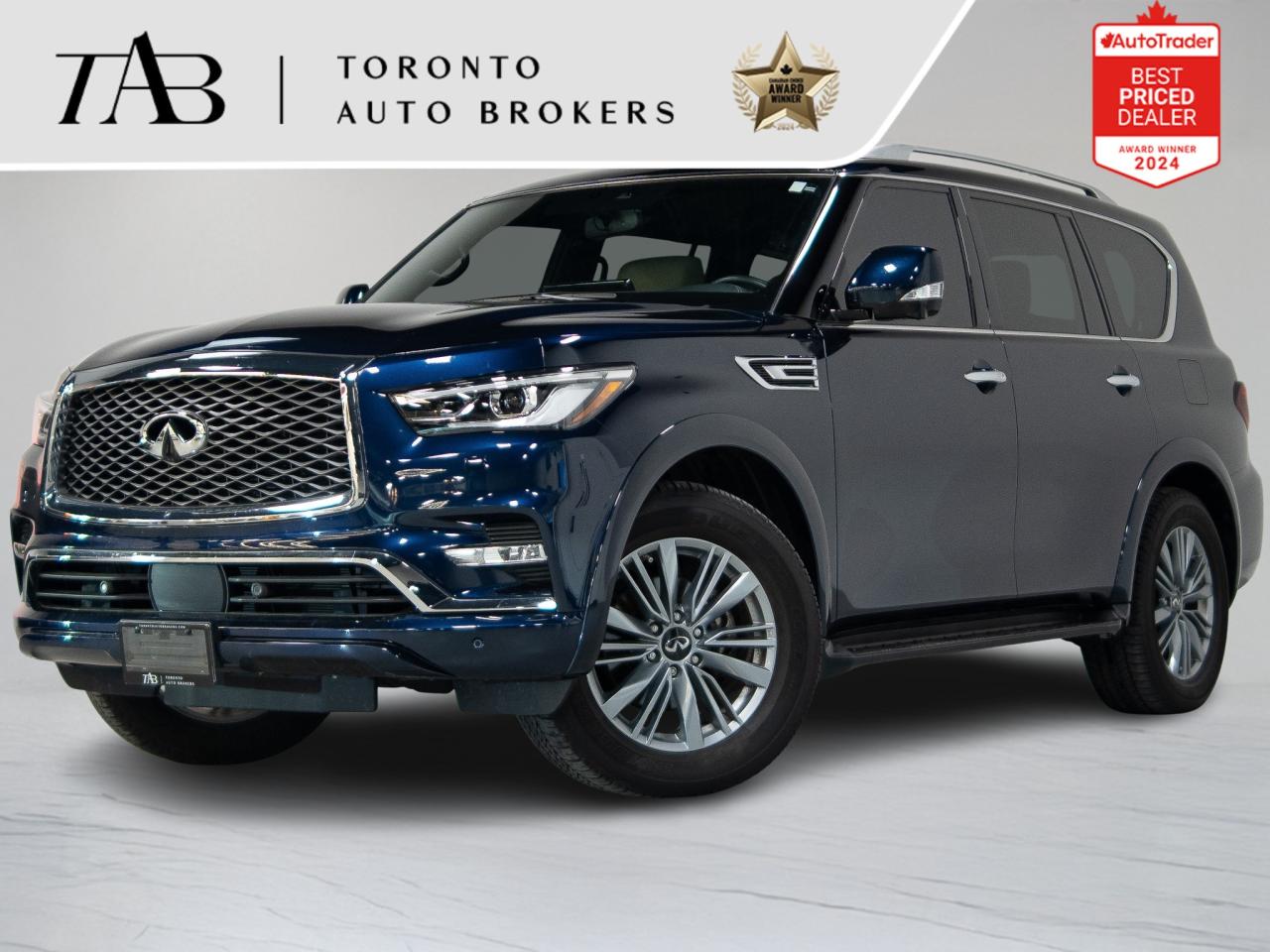 Used 2024 Infiniti QX80 LUXE | 8 PASS | ENTERTAINMENT PKG | SUNROOF | BOSE for sale in Vaughan, ON