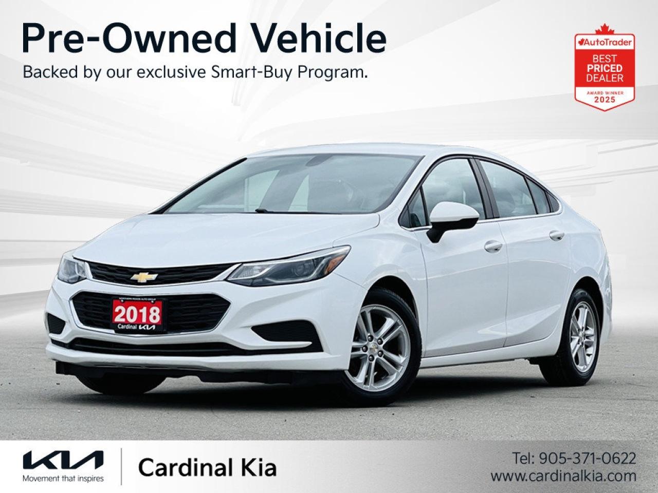 Used 2018 Chevrolet Cruze LT for sale in Niagara Falls, ON