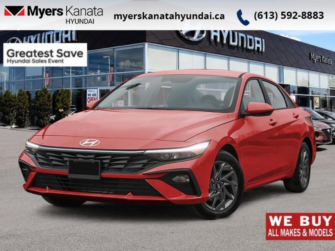 New 2026 Hyundai Elantra Preferred  - $100.07 /Wk for sale in Kanata, ON