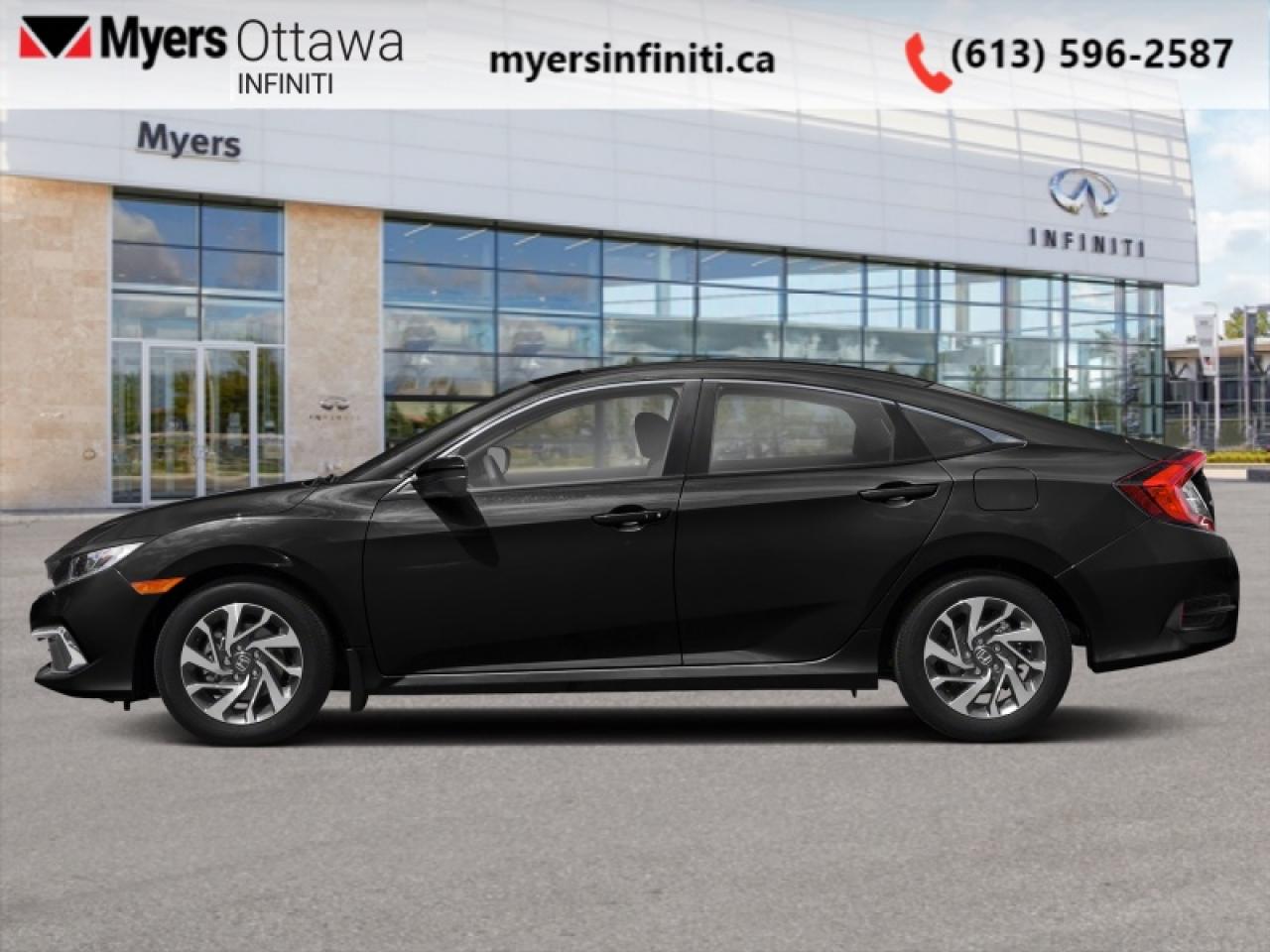 Used 2019 Honda Civic Sedan EX CVT  - Sunroof -  Remote Start for sale in Ottawa, ON