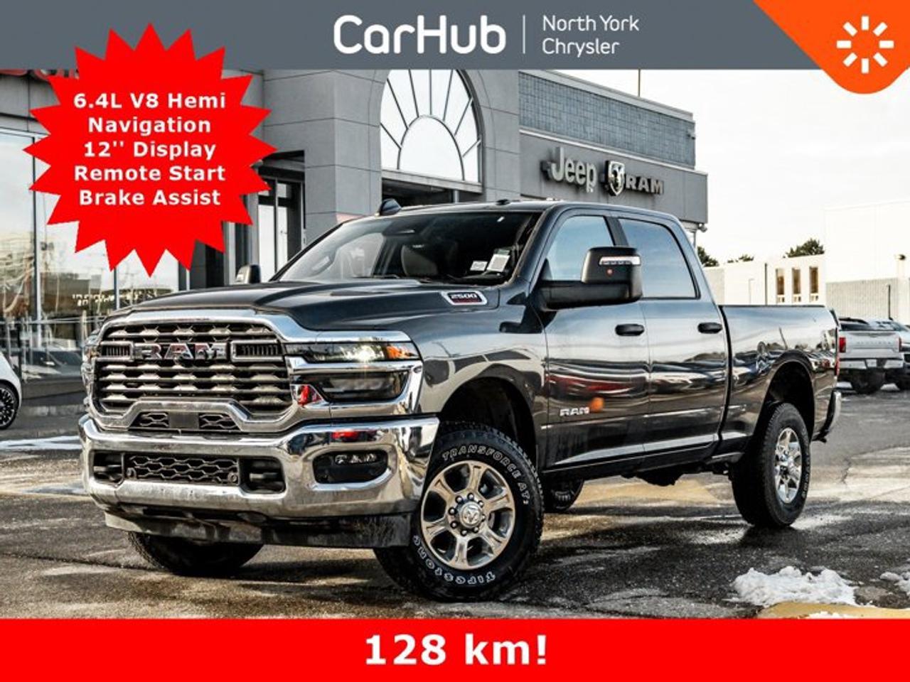 Only 128 km!

 

This Ram 2500 is rugged, reliable, and ready for any job. It delivers a Regular Unleaded V-8 6.4 L/392 engine powering this Automatic transmission. WHEELS: 18 X 8 POLISHED ALUMINUM (STD), TRANSMISSION: 8-SPEED AUTOMATIC (STD), TRANSFER CASE SKID PLATE SHIELD. This vehicle is in excellent condition and has passed a multi point inspection. Vehicle detailed. Our advertised prices are for consumers (i.e. end users) only.

 

This Ram 2500 Comes Equipped with These Options 
 6.4L V8 Hemi Engine Navigation 12 Infotainment Display Remote Start Alpine Audio LED Bed Lighting
QUICK ORDER PACKAGE 2UZ -inc: Engine: 6.4L V8 HEMI HD, Transmission: 8-Speed Automatic , TIRES: LT275/70R18E OWL ON-/OFF-ROAD, REMOTE START SYSTEM, RADIO: UCONNECT 5 NAV W/12.0 DISPLAY, POWER 2-WAY DRIVER LUMBAR ADJUST, GVWR: 4,490 KGS (9,900 LBS), GRANITE CRYSTAL METALLIC, ENGINE: 6.4L V8 HEMI HD (STD), BLACK, PREMIUM CLOTH FRONT 40/20/40 BENCH -inc: Rear 60/40 Split Folding Bench Seat, Front Centre Seat Cushion Storage, Fold-Flat Load Floor w/Storage, Power 8-Way Adjustable Driver Seat, Front Seatback Map Pockets, Power 2-Way Driver Lumbar Adjust, BIG HORN LEVEL 1 PLUS EQUIPMENT GROUP -inc: 12 Touchscreen, Glove Box Lamp, Auto Power Folding Mirrors, Footwell Courtesy Lamp, Anti-Spin Differential Rear Axle, MOPAR Deployable Bed Step, Alexa Built-In, Forward & Reverse Utility Lights, Locking Lower Glove Box, Remote Start System, 9 Alpine Speakers w/Subwoofer, Disassociated Touchscreen Display, Dual Glove Boxes, 2nd-Row In-Floor Storage Bins, Radio: Uconnect 5 Nav w/12.0 Display, Auto-Dimming Rearview Mirror, Rear Dome Lamp w/On/Off Switch, LED Bed Lighting, GPS Navigation, 4G LTE Wi-Fi Hot Spot, SiriusXM w/360L On-Demand Content, Connected Travel & Traffic Services, Door Trim Panel Foam Bottle Insert, Big Horn Instrument Panel Badge, Off-Road Info Pages, Trailer Tow Pages, HD Radio, Power Heated Folding Telescopic Mirrors, Steering Wheel Mounted Audio Controls, A/C w/Dual-Zone Auto Temp Control, MOPAR Spray-In Bedliner, Luxury Steering Wheel, Power Telescoping Mirrors.

 

Dont miss out on this one!

 

Drive Happy with CarHub

*** All-inclusive, upfront prices -- no haggling, negotiations, pressure, or games

*** Purchase or lease a vehicle and receive a $1000 CarHub Rewards card for service.

*** Purchase this vehicle fully online on CarHub websites

 

Transparency Statement
Online prices and payments are for finance purchases -- please note there is a $850 finance/lease fee. Cash purchases for used vehicles have a $2,350 surcharge (the finance price + $2,350), however cash purchases for new vehicles only have tax and licensing extra -- no surcharge. NEW vehicles priced at over $100,000 including add-ons or accessories are subject to the additional federal luxury tax. While every effort is taken to avoid errors, technical or human error can occur, so please confirm vehicle features, options, materials, and other specs with your CarHub representative. This can easily be done by calling us or by visiting us at the dealership. CarHub used vehicles come standard with 1 key. If we receive more than one key from the previous owner, we include them with the vehicle. Additional keys may be purchased at the time of sale. Ask your Product Advisor for more details. Payments are only estimates derived from a standard term/rate on approved credit. Terms, rates and payments may vary. Prices, rates and payments are subject to change without notice. Please see our website for more details.