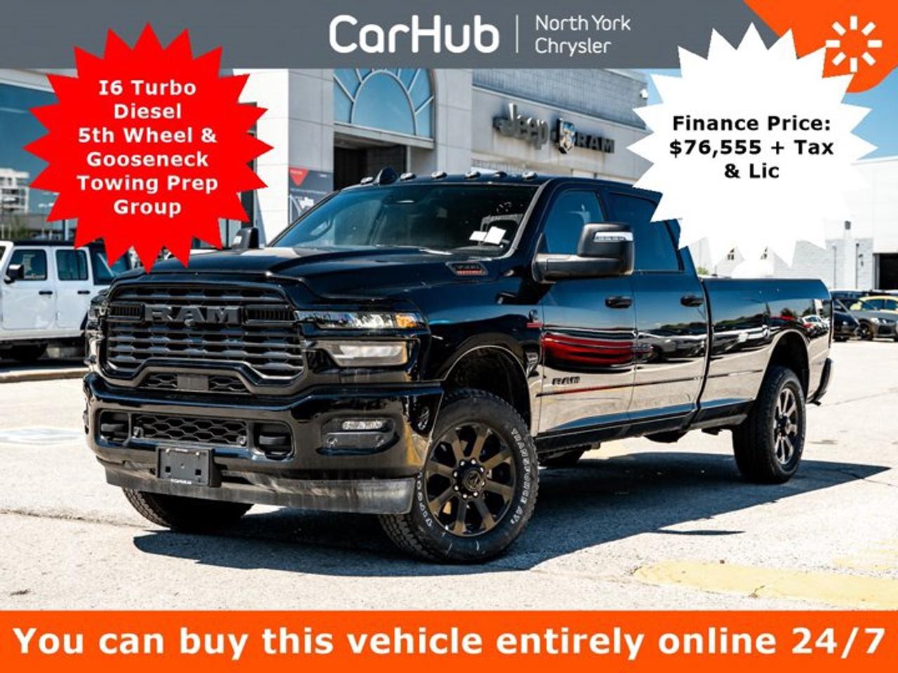 2025 RAM 3500 Big Horn 8' Box I6 Turbo Diesel 5th Wheel & Gooseneck Towing Prep Group Photo0