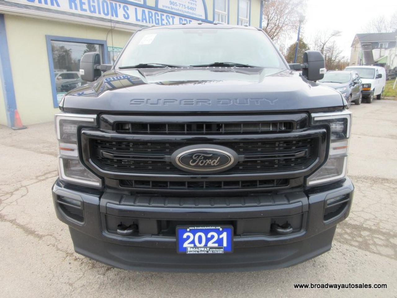 2021 Ford F-250 3/4 TON LARIAT-EDITION 5 PASSENGER 6.7L - DIESEL.. 4X4.. CREW-CAB.. 6.6-FOOT-BOX.. NAVIGATION.. POWER SUNROOF.. LEATHER.. HEATED/AC SEATS.. Photo3