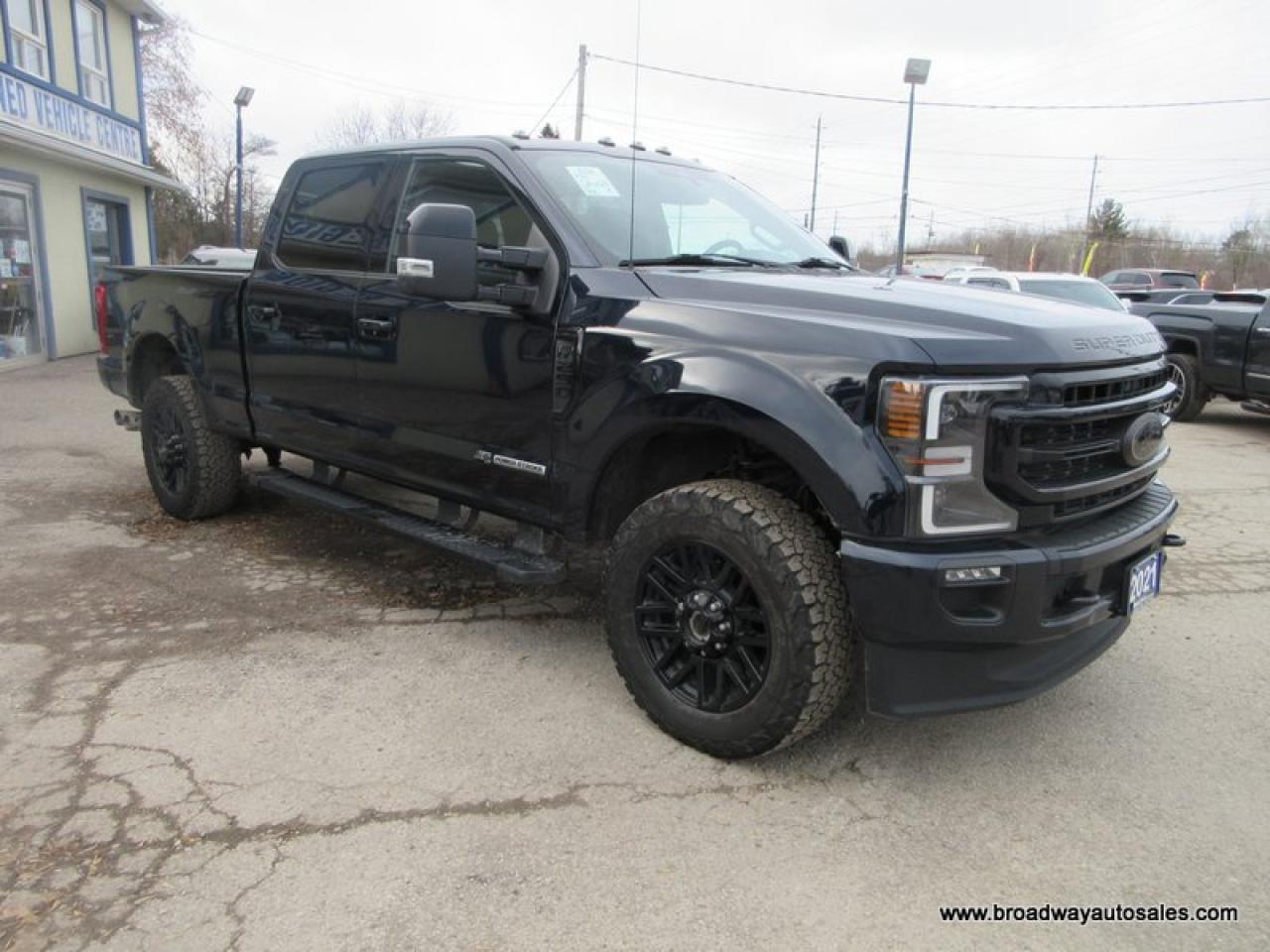 2021 Ford F-250 3/4 TON LARIAT-EDITION 5 PASSENGER 6.7L - DIESEL.. 4X4.. CREW-CAB.. 6.6-FOOT-BOX.. NAVIGATION.. POWER SUNROOF.. LEATHER.. HEATED/AC SEATS.. Photo4