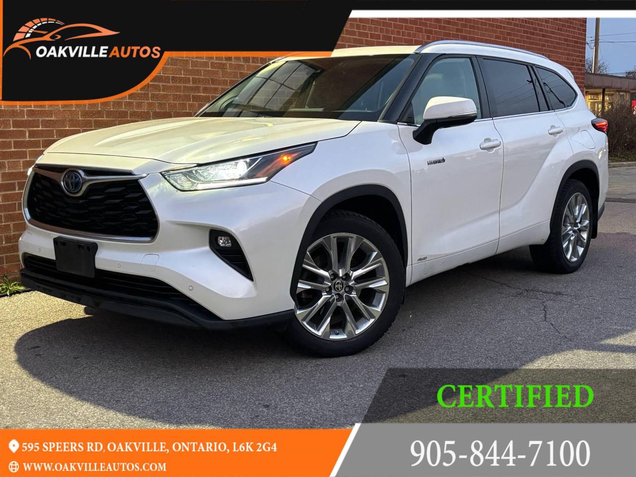 Used 2021 Toyota Highlander HYBRID Limited AWD for sale in Oakville, ON