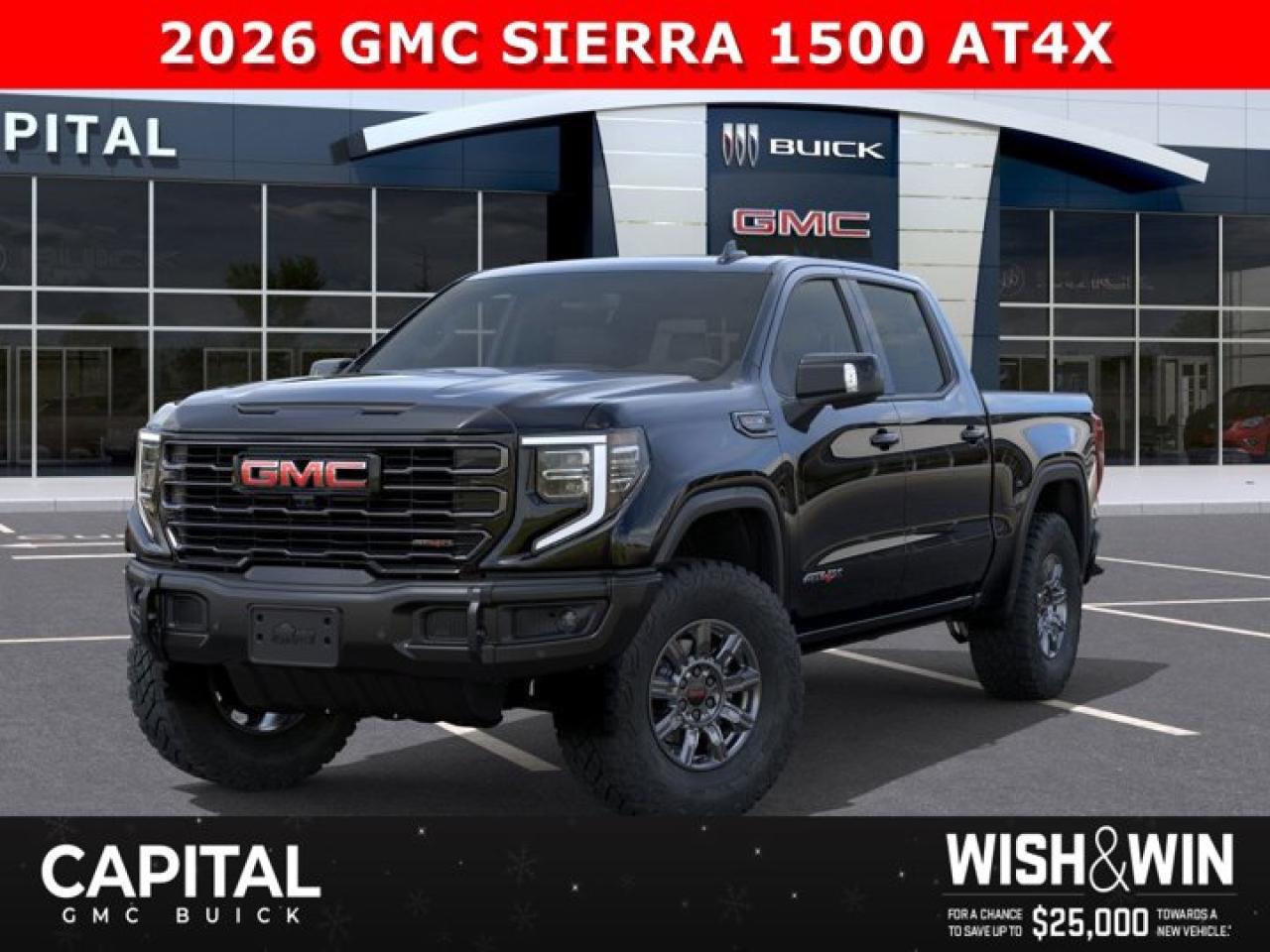 New 2026 GMC Sierra 1500 Crew Cab AT4X for sale in Edmonton, AB