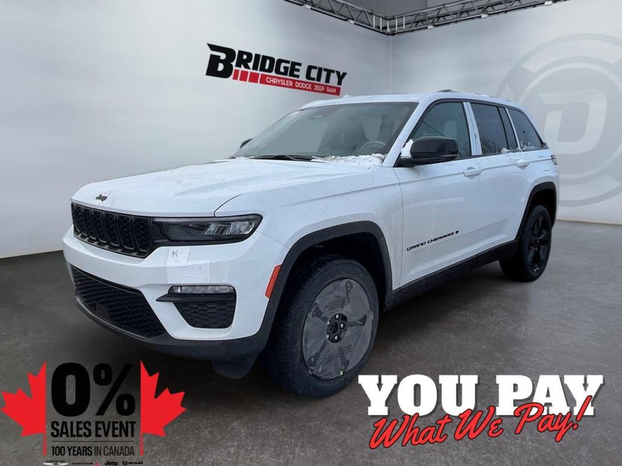 New 2025 Jeep Grand Cherokee Limited Panoramic Sunroof, Remote Start for sale in Lethbridge, AB