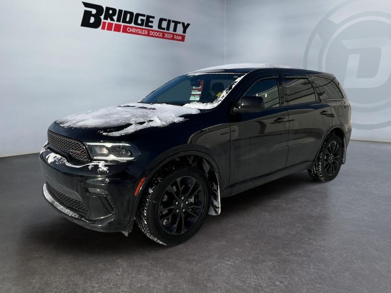 Used 2022 Dodge Durango SXT Blacktop Pkg - Trailer Tow Pkg - Power Liftgate - Remote Start - 10.1 Screen - 2nd Row Captain Chairs for sale in Lethbridge, AB