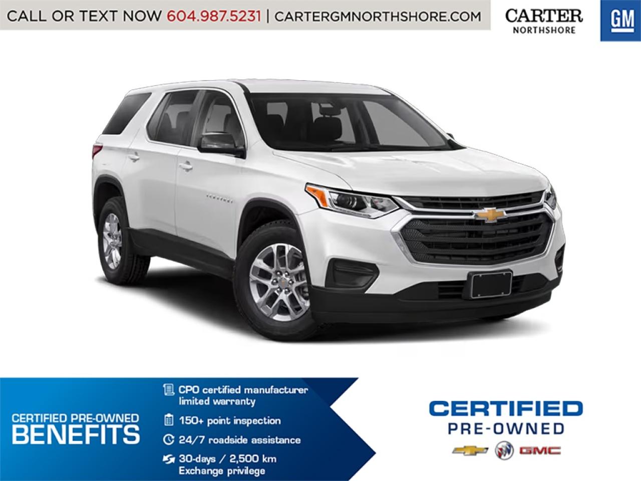 Used 2020 Chevrolet Traverse RS AWD | Dual Panel Sunroof/Pwr Liftgate/Bose Spkr for sale in North Vancouver, BC