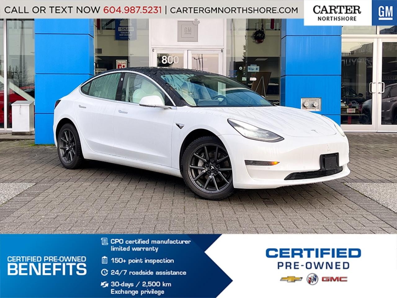 Used 2019 Tesla Model 3 STANDARD RANGE PLUS | Leather/Navigation for sale in North Vancouver, BC
