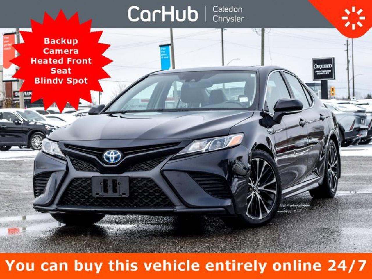 Used 2020 Toyota Camry Hybrid SE Sunroof Heated Front Seats Alloy Rims for sale in Bolton, ON