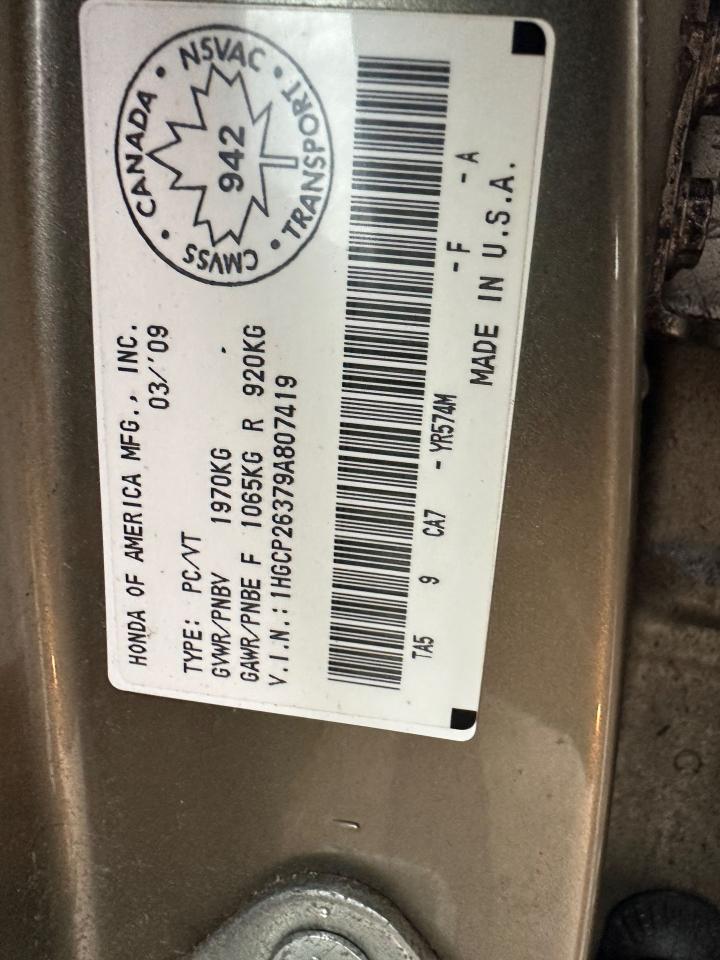 2009 Honda Accord LX, WELL MAINTAINED, NO ACCIDENTS, CERTIFIED - Photo #17