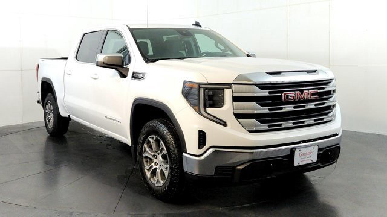 The 2026 GMC Sierra 1500 SLE runs off of a 5.3-liter V8 engine and a 10-speed automatic transmission on 18-inch aluminum wheels. Inside, the SLE offers practical tech upgrades like a 12.3-inch driver display and a 13.4-inch infotainment touchscreen. When you need this unit to really work, its equipped with the X31 offroad package with upgraded suspension, skid plates, in-vehicle trailering app and heavy-duty air filter.
