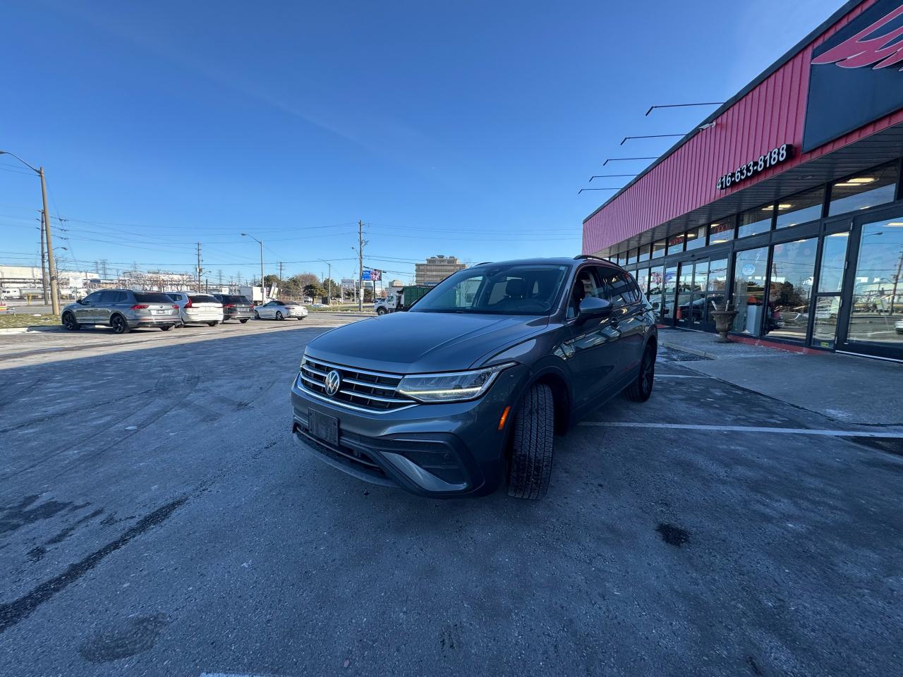 2022 Volkswagen Tiguan COMFORTLINE AWD LEATHER CARPLAY B/SPOT L/ASSIST Photo2