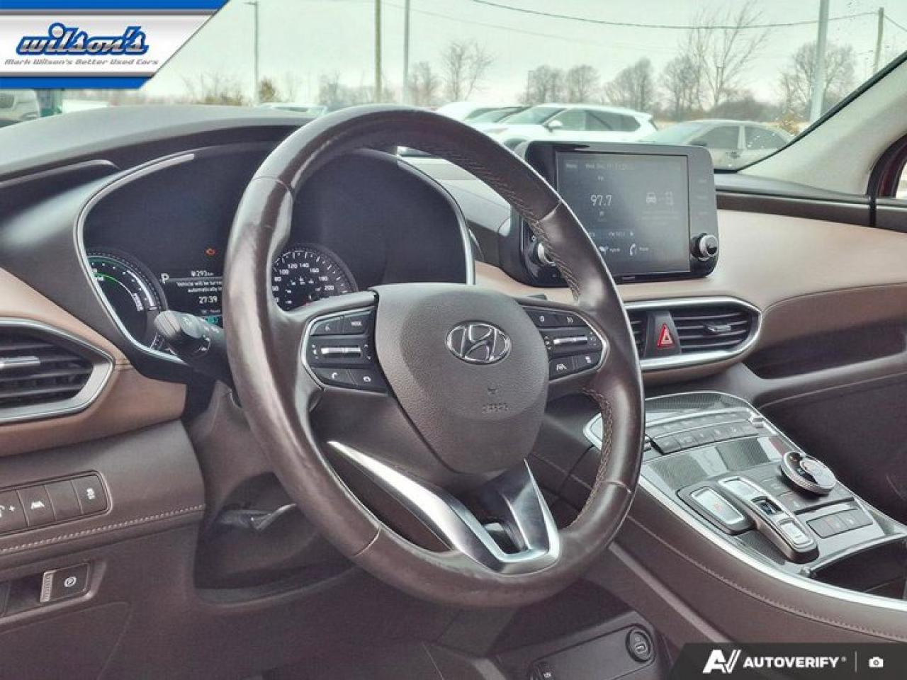 2021 Hyundai Santa Fe Hybrid Preferred Trend | Leather | Sunroof | Adaptive Cruise Control | Heated Seats & Steering | and More ! Photo