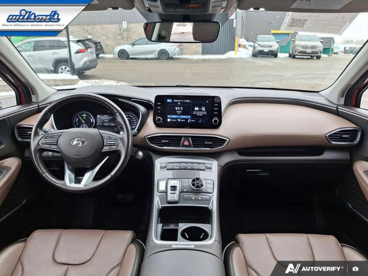 2021 Hyundai Santa Fe Hybrid Preferred Trend | Leather | Sunroof | Adaptive Cruise Control | Heated Seats & Steering | and More ! Photo