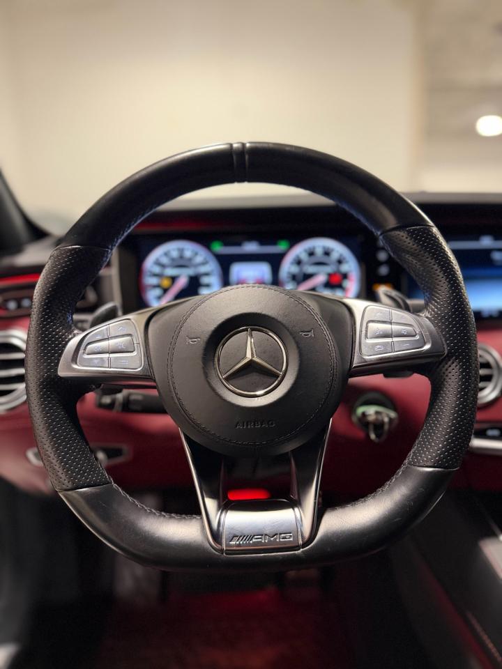2016 Mercedes-Benz S-Class AMG S 63| RED INT | MAGNO CASHMERE | FORGIATO RIMS Photo