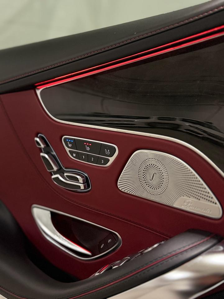 2016 Mercedes-Benz S-Class AMG S 63| RED INT | MAGNO CASHMERE | FORGIATO RIMS Photo