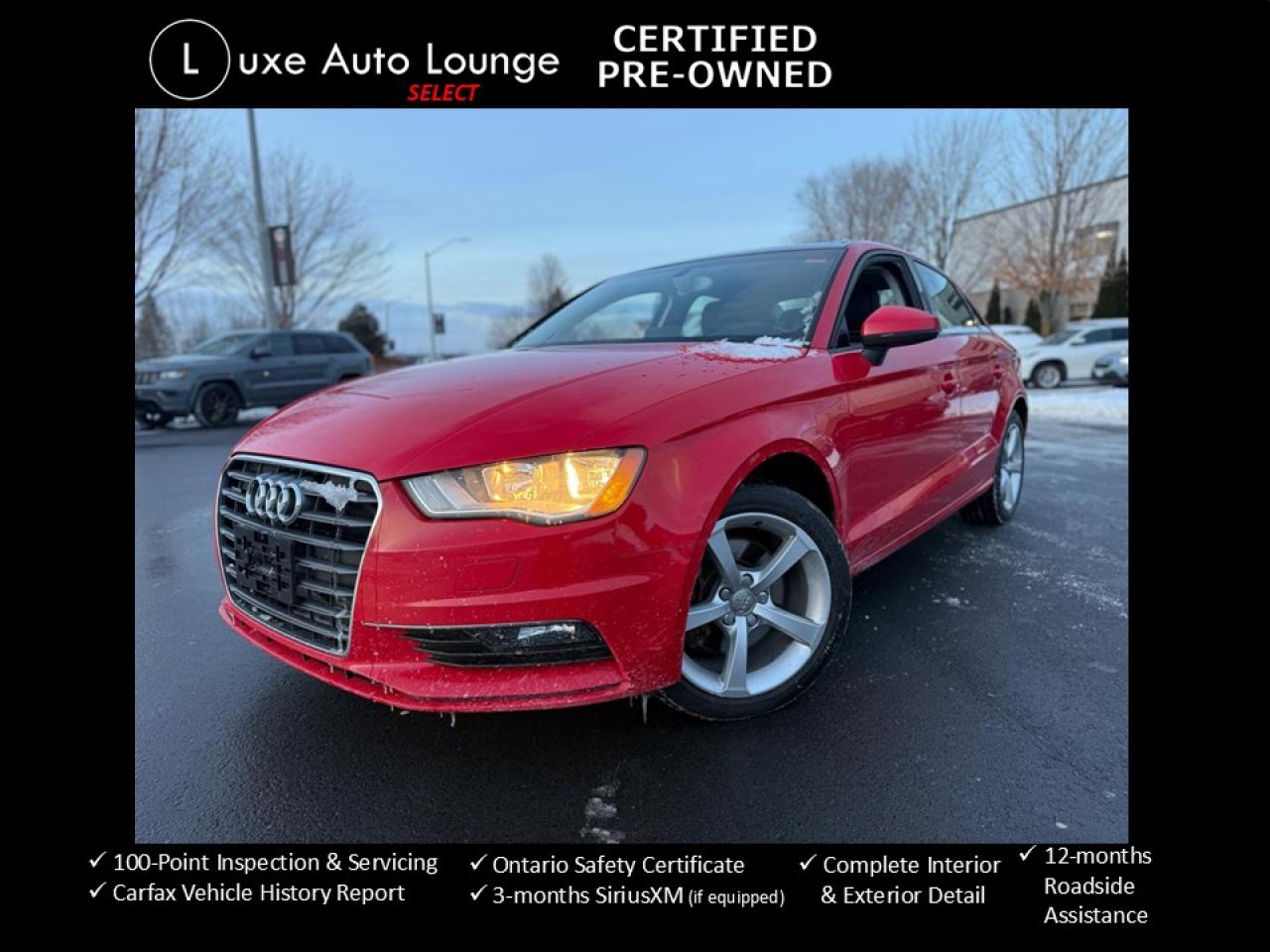 Used 2015 Audi A3 2.0T Komfort | HEATED SEATS | ROOF | AWD for sale in Orleans, ON