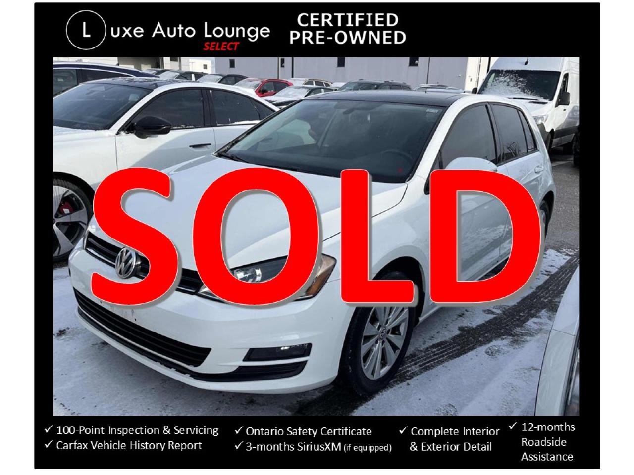 2015 Volkswagen Golf Comfortline | LEATHER | ROOF | HEATED SEATS