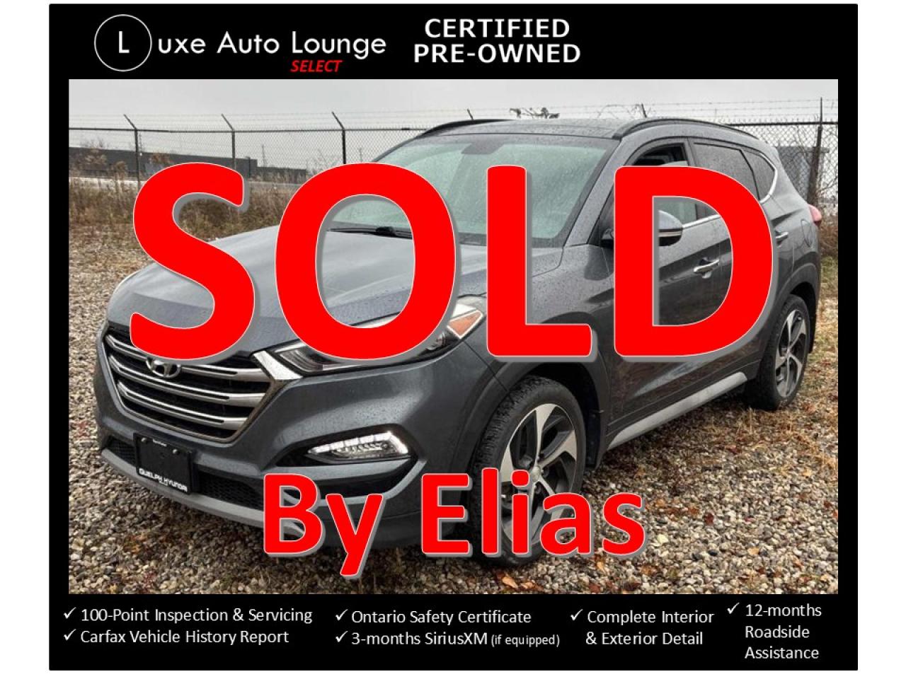 2017 Hyundai Tucson AWD 4dr 1.6L Limited | LEATHER | LOADED