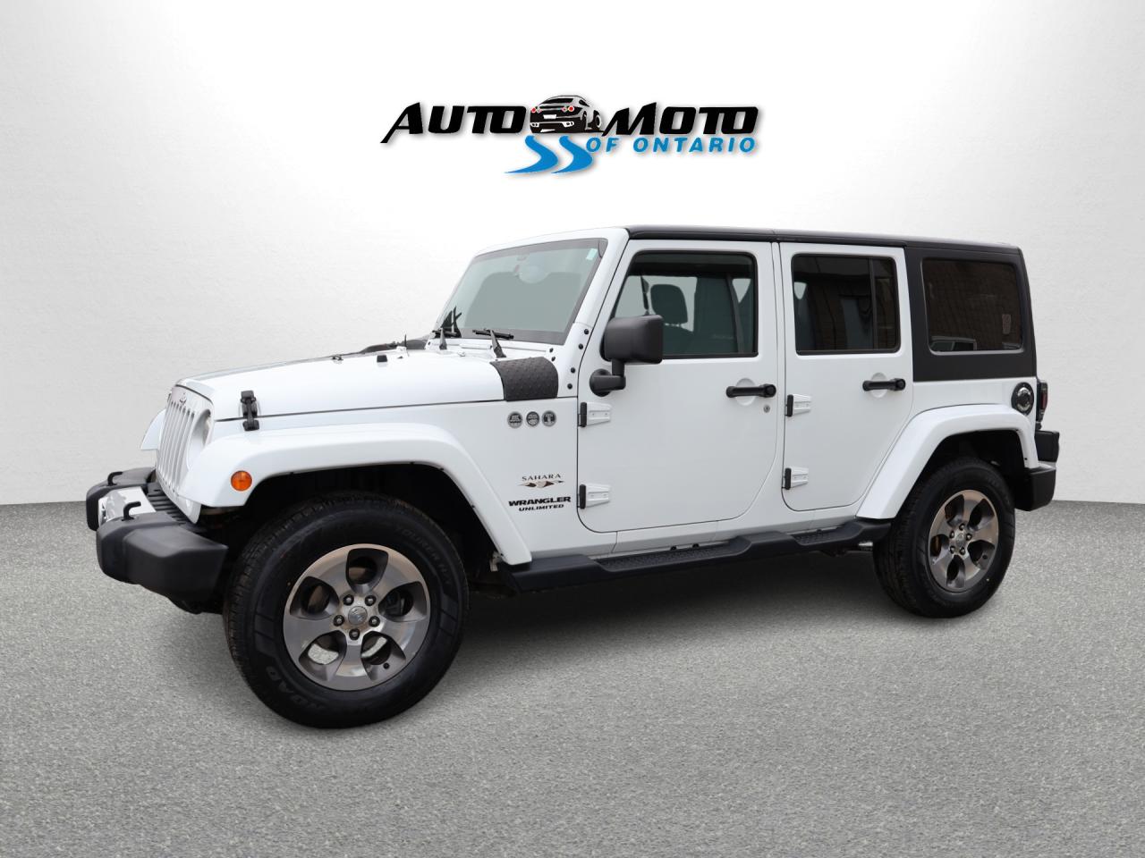 2017 Jeep Wrangler V6 UNLIMITED SAHARA 4WD CERTIFIED NAV BLUETOOTH CRUISE ALLOYS - Photo #3