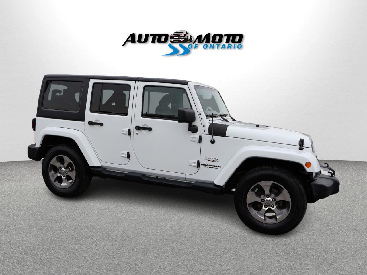 2017 Jeep Wrangler V6 UNLIMITED SAHARA 4WD CERTIFIED NAV BLUETOOTH CRUISE ALLOYS - Photo #7