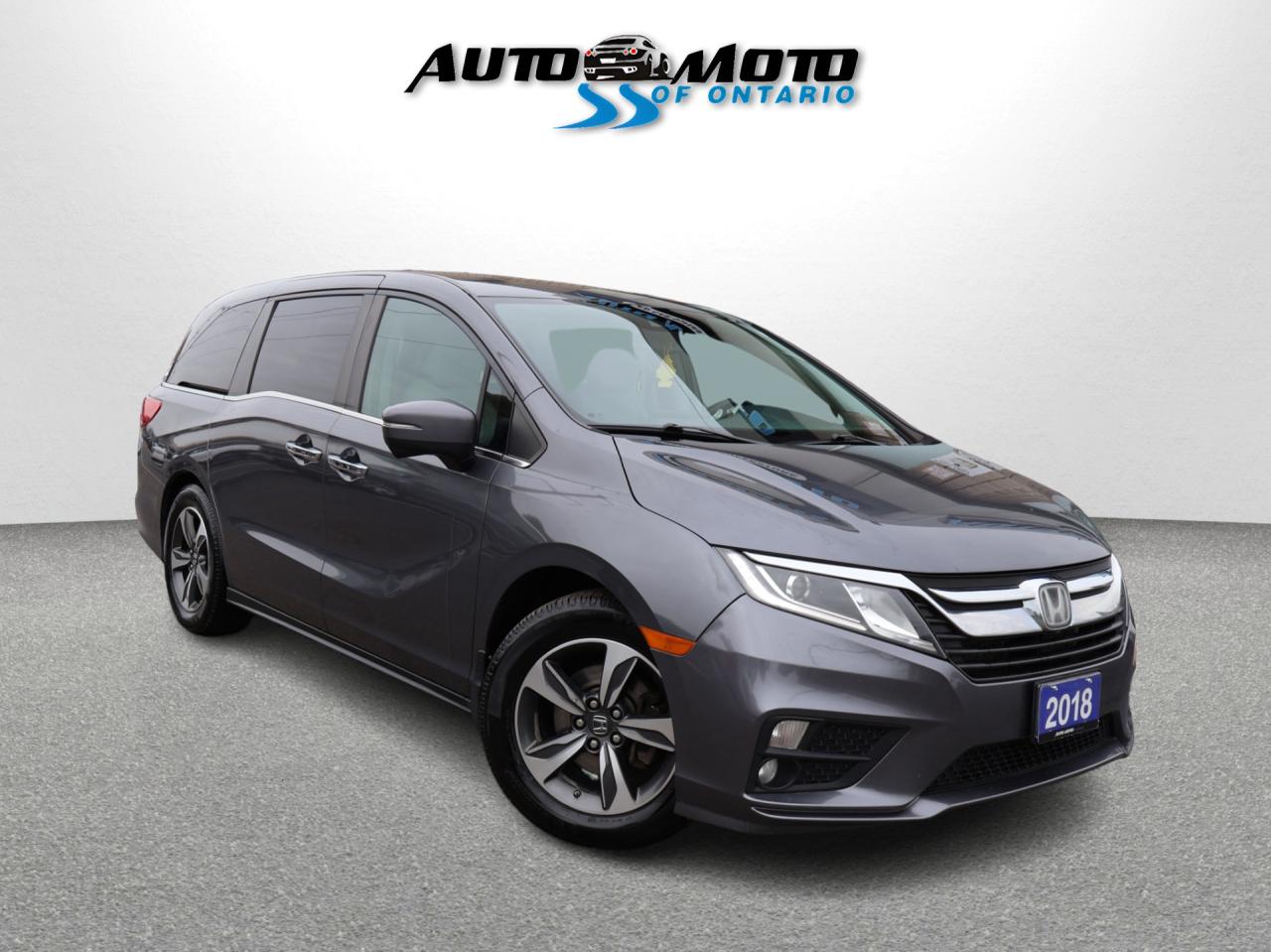 Used 2018 Honda Odyssey EX CERTIFIED *HONDA MAINTAIN*8 SEATS* DVD CAMERA BLUETOOTH SUNROOF HEATED LANE DEPARTURE CRUISE ALLOYS for sale in Burlington, ON