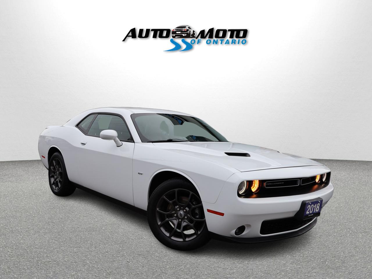 2018 Dodge Challenger GT AWD CERTIFIED CAMERA BLUETOOTH LEATHER COOL/HEAT SEAT/STEERING P.SENSORS CRUISE ALLOYS Photo