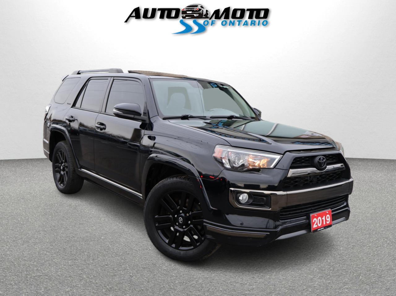 2019 Toyota 4Runner LIMITED-NIGHSHADE EDITION 4WD CERTIFIED *TOYOTA MAITAIN*7 SEATS* CAMERA NAV BLUETOOTH LEATHER HEAT/COLD SUNROOF CRUISE ALLOYS