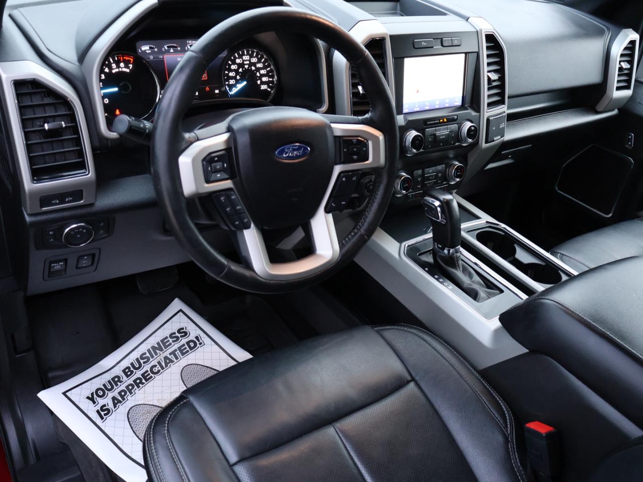 2019 Ford F-150 V8 LARIAT 4WD CERTIFIED *1 OWNER*ACCIDENT FREE* CAMERA NAV BLUETOOTH LEATHER COOL/HEAT SEAT/STEERING P.SENSORS CRUISE ALLOYS - Photo #8