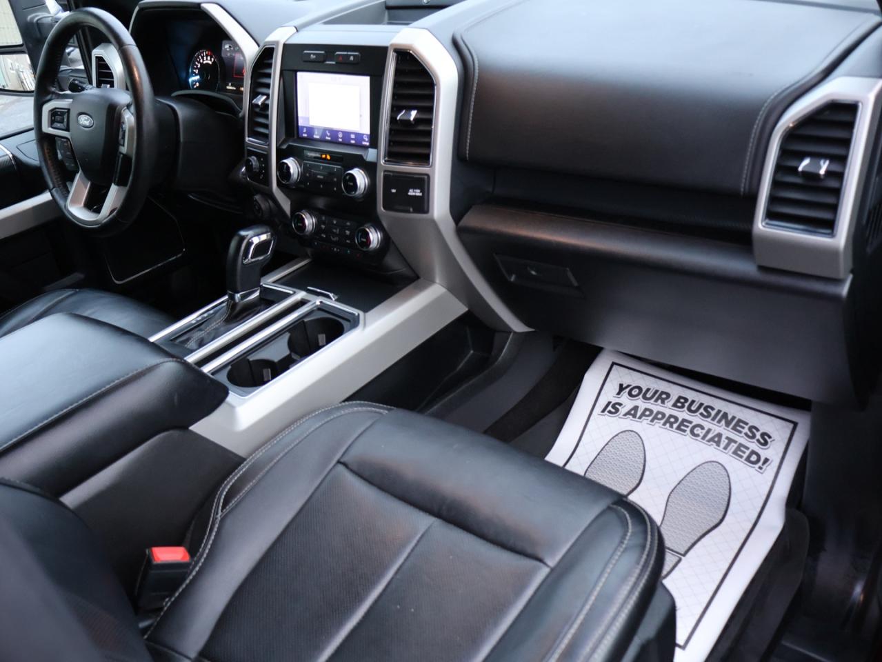 2019 Ford F-150 V8 LARIAT 4WD CERTIFIED *1 OWNER*ACCIDENT FREE* CAMERA NAV BLUETOOTH LEATHER COOL/HEAT SEAT/STEERING P.SENSORS CRUISE ALLOYS - Photo #12