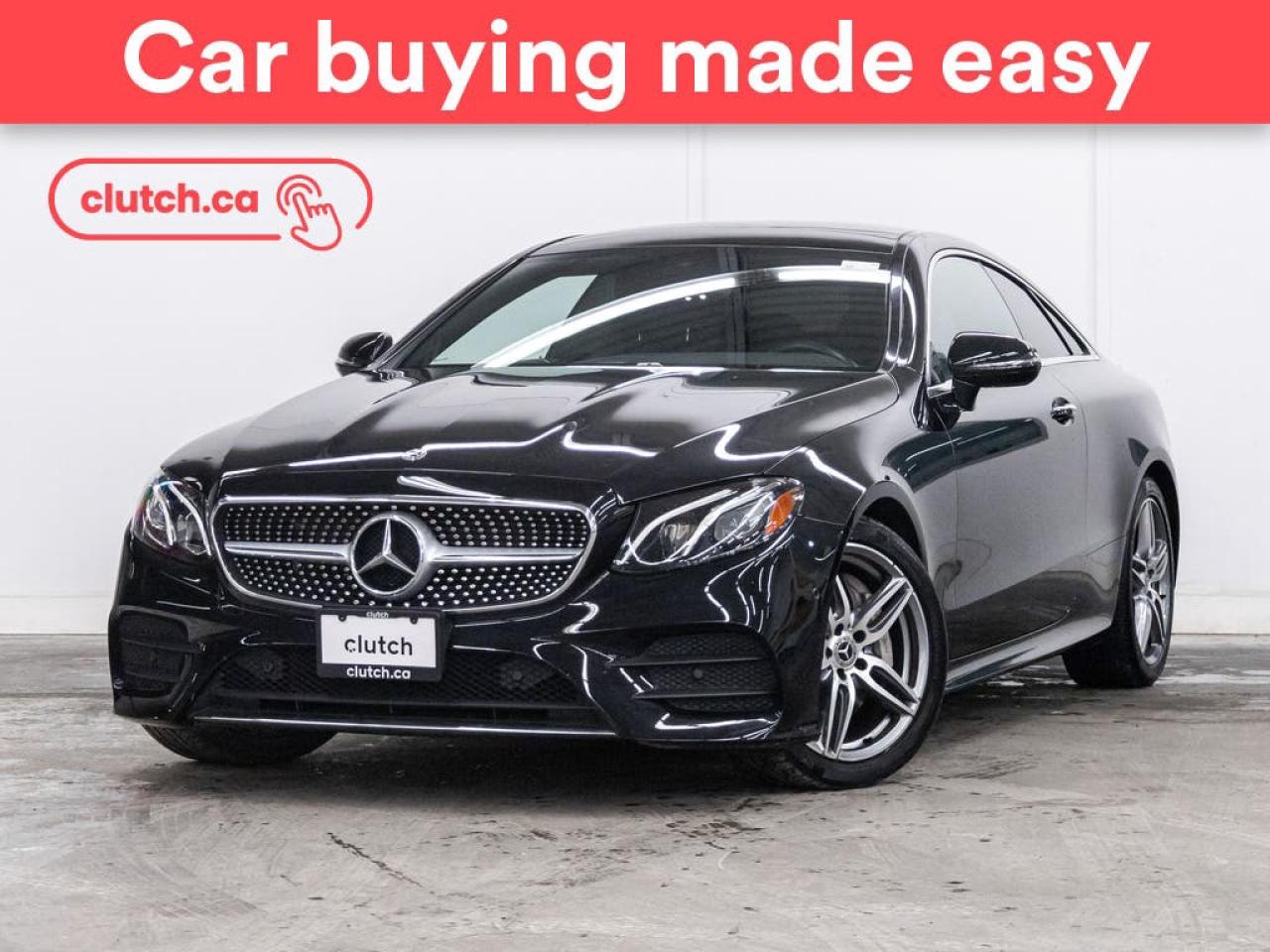 Used 2018 Mercedes-Benz E-Class E 400 Coupe w/ Apple CarPlay & Android Auto, Sunroof, Nav for sale in Toronto, ON