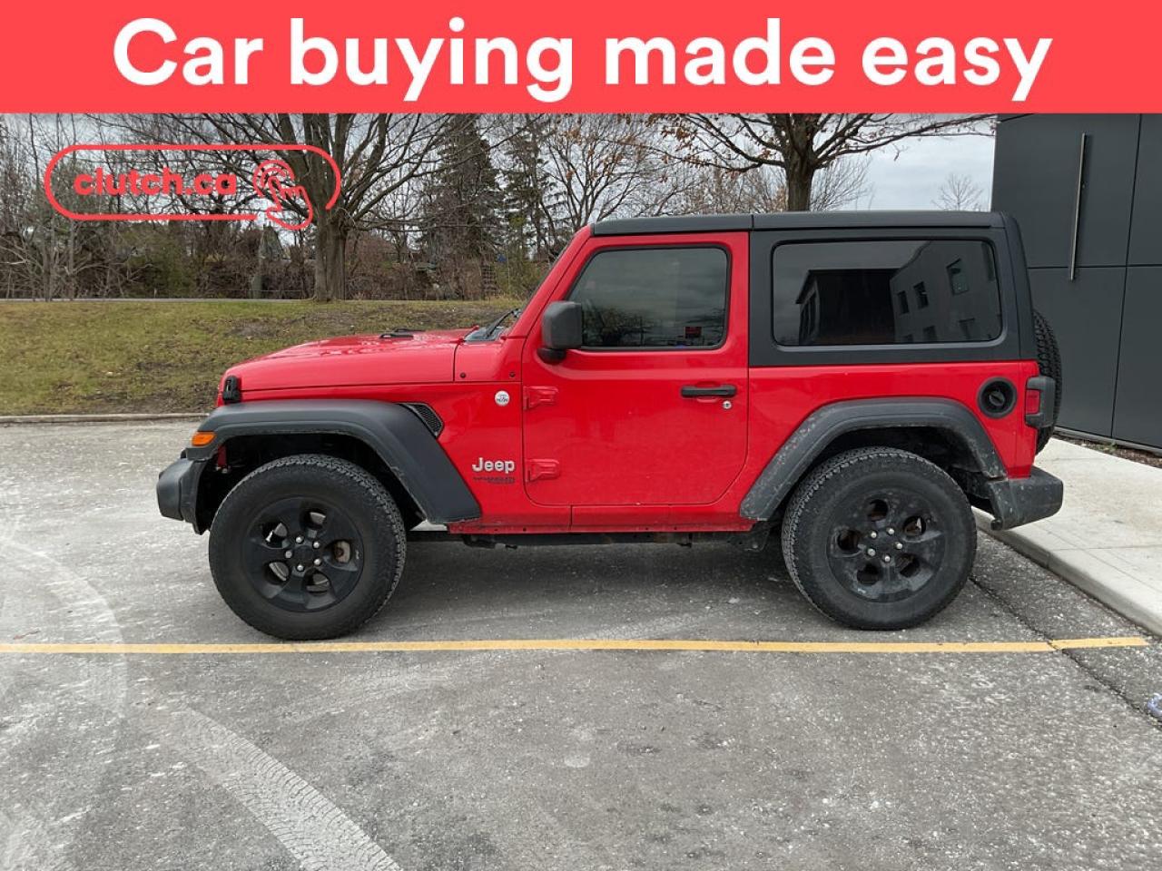 Used 2019 Jeep Wrangler Sport S 4x4 w/ Heated Front Seats, Rearview Camera, Cruise Control for sale in Toronto, ON