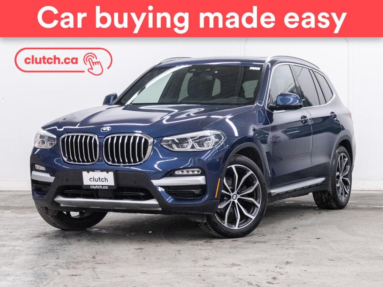 Used 2018 BMW X3 xDrive30i AWD w/ Apple CarPlay & Android Auto, Heated Front Seats, Rearview Camera for sale in Toronto, ON
