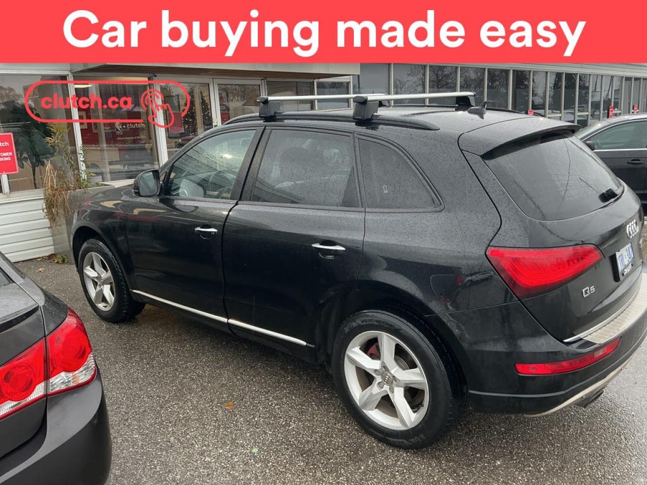 Used 2016 Audi Q5 2.0T Komfort Quattro AWD w/ Cruise Control, Heated Front Seats, Rearview Camera for sale in Toronto, ON
