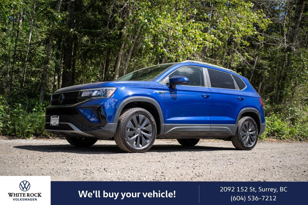 Used 2023 Volkswagen Taos Comfortline *APPLE CAR PLAY*MANAGER DEMO*PANORAMIC SUNROOF* for sale in Surrey, BC